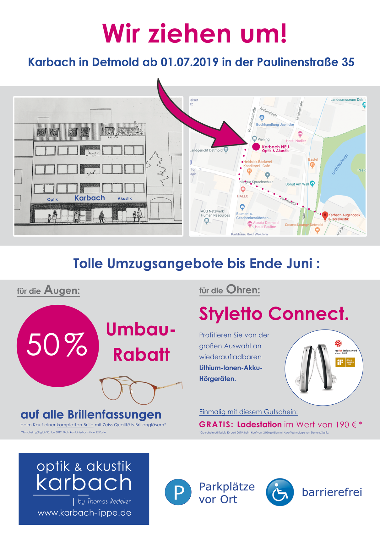 Umzug Karbach in Detmold zieht in die Paulinenstraße 35