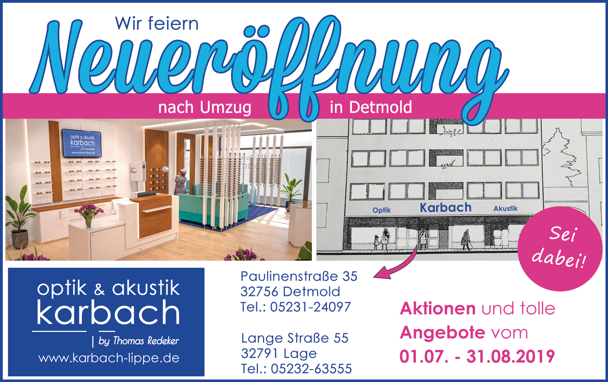 Neueroeffnung Detmold